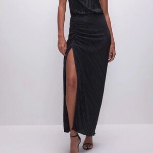 Good American Plisse Skirt and Top Set